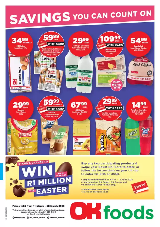 OK Foods catalogue in Tembisa | Top deals for all customers | 2026-03-11T00:00:00.000Z - 2026-04-12T00:00:00.000Z