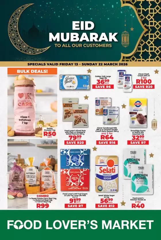 Food Lover's Market catalogue in Tembisa | Eid Mubarak - Western Cape - 13 - 22 March 2026 | 2026-03-12T00:00:00.000Z - 2026-03-22T00:00:00.000Z