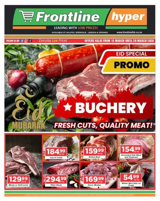 Frontline Hyper catalogue in Pietermaritzburg | Discounts and promotions | 2026-03-13T00:00:00.000Z - 2026-03-20T00:00:00.000Z
