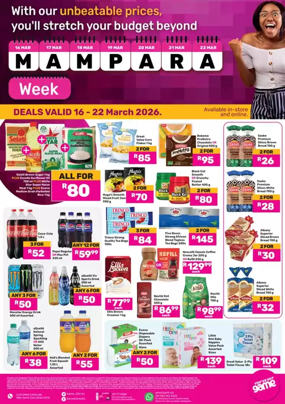 Game catalogue in Krugersdorp | Great offer for all customers | 2026-03-16T00:00:00.000Z - 2026-03-22T00:00:00.000Z