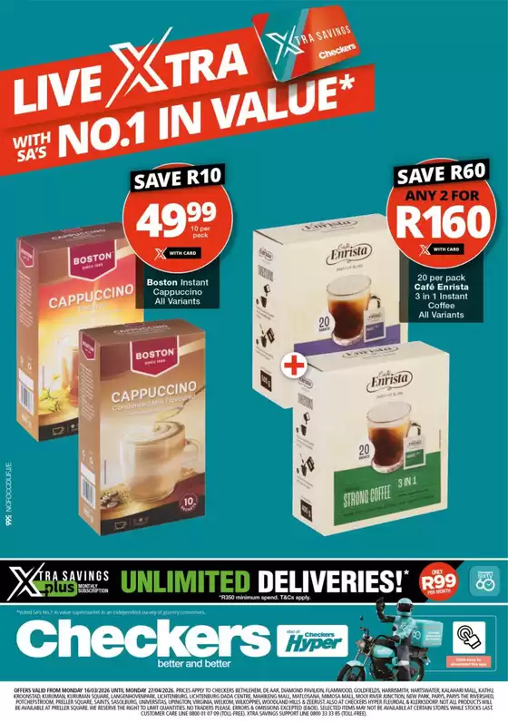 Checkers catalogue in Ngcobo | Checkers Coffee Promotion | 2026-03-15T00:00:00.000Z - 2026-04-27T00:00:00.000Z