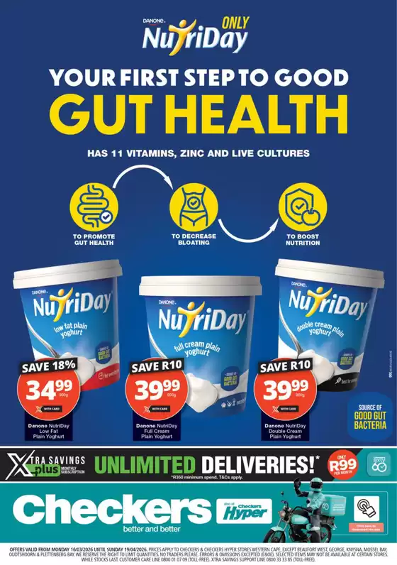 Checkers Hyper catalogue in Rustenburg | Checkers Nutriday Promotion | 2026-03-15T00:00:00.000Z - 2026-04-19T00:00:00.000Z