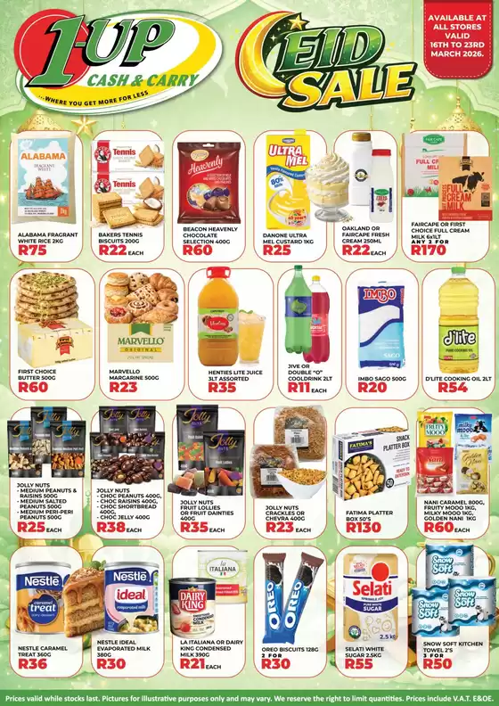 1UP catalogue in Rustenburg | Our best offers for you | 2026-03-16T00:00:00.000Z - 2026-03-23T00:00:00.000Z