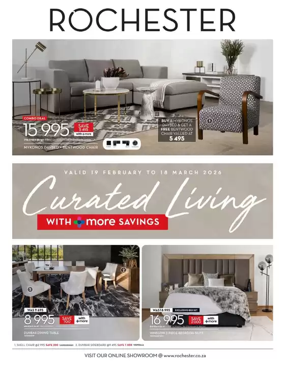 Rochester catalogue in Krugersdorp | Curated Living | 2026-03-17T00:00:00.000Z - 2026-03-18T00:00:00.000Z
