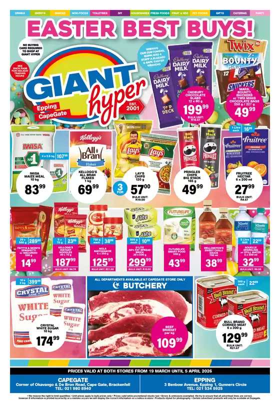 Giant Hyper catalogue in Mitchell's Plain | GIANT EASTER WEB MARCH 2026 | 2026-03-19T00:00:00.000Z - 2026-04-05T00:00:00.000Z