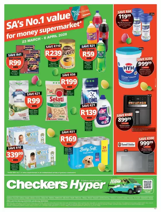 Checkers catalogue in Sasolburg | Checkers Hyper March Month-End Promotion Gauteng | 2026-03-22T00:00:00.000Z - 2026-04-06T00:00:00.000Z