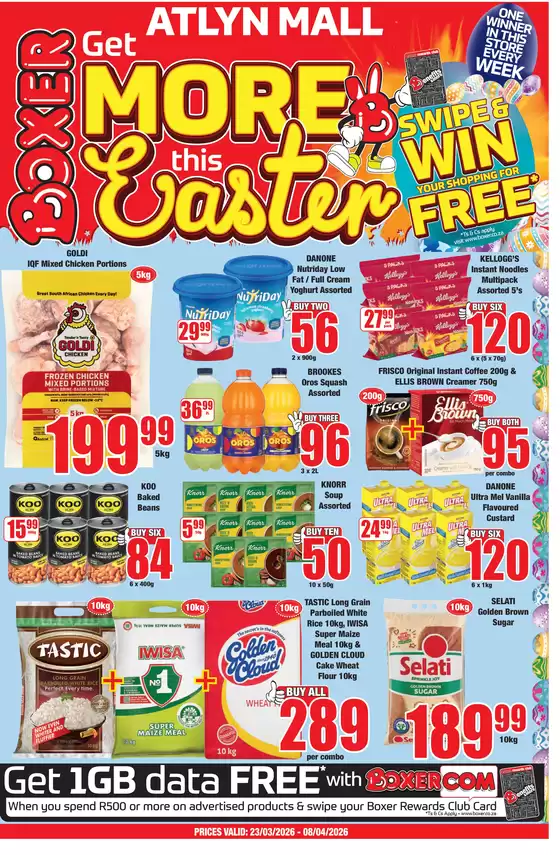 Boxer catalogue in Sasolburg | Atlyn March Month End | 2026-03-23T00:00:00.000Z - 2026-04-08T00:00:00.000Z