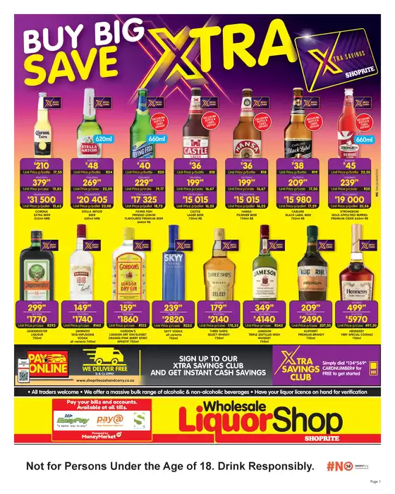 Shoprite LiquorShop catalogue in Mount Fletcher | Save now with our deals | 2026-03-23T00:00:00.000Z - 2026-04-06T00:00:00.000Z