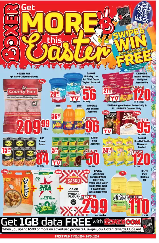 Boxer catalogue in Sasolburg | WC March ME | 2026-03-23T00:00:00.000Z - 2026-04-08T00:00:00.000Z