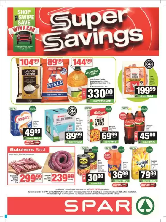SuperSpar catalogue in Mount Fletcher | Special offers for you | 2026-03-23T00:00:00.000Z - 2026-04-07T00:00:00.000Z