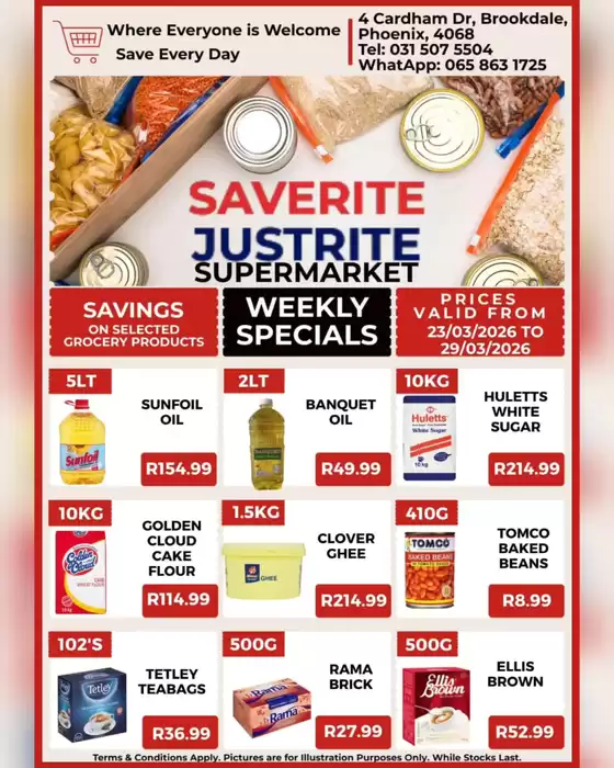 Saverite catalogue | Weekly Specials | 2026-03-24T00:00:00.000Z - 2026-03-29T00:00:00.000Z