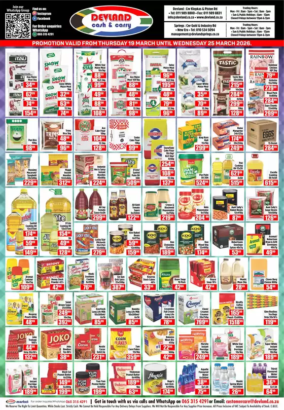 Devland catalogue in Germiston | Sepcials Devland | 2026-03-19T00:00:00.000Z - 2026-03-25T00:00:00.000Z