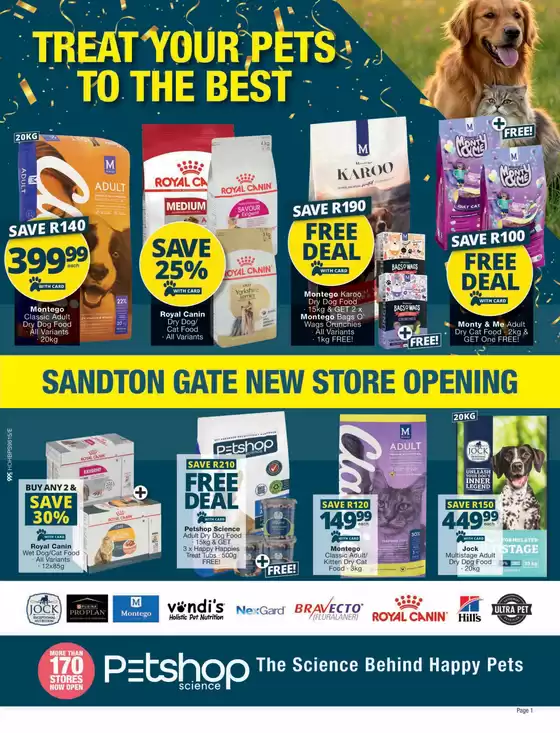 Checkers catalogue in Newcastle | Petshop Science Sandton Gate Store Opening 26 March | 2026-03-25T00:00:00.000Z - 2026-04-12T00:00:00.000Z