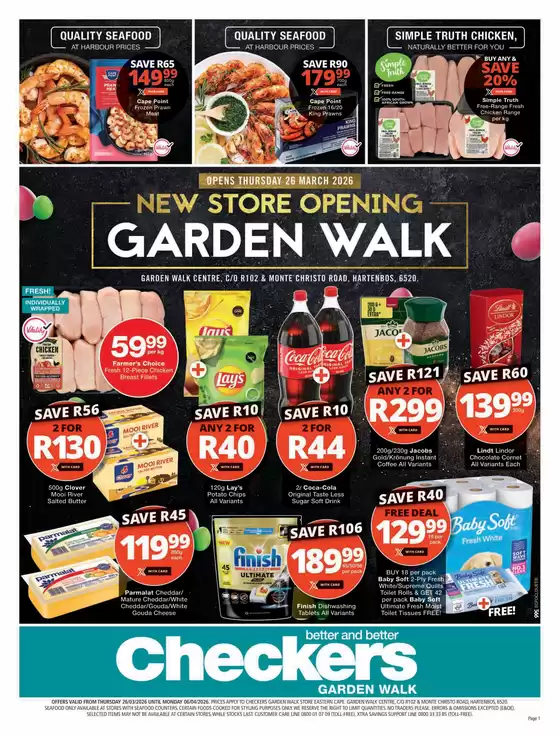Checkers Hyper catalogue | Checkers Garden Walk Store Opening 26 March | 2026-03-25T00:00:00.000Z - 2026-04-06T00:00:00.000Z