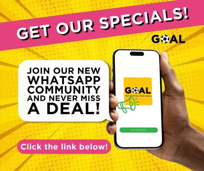 Goal Supermarket catalogue | Goal Supermarket weekly specials | 2026-04-01T00:00:00.000Z - 2026-04-15T00:00:00.000Z