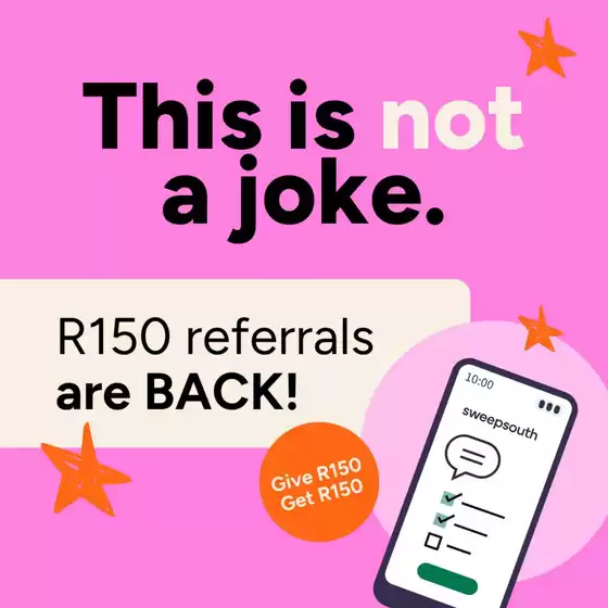 Sweep South catalogue in Ermelo | Sweep South Promo | 2026-04-01T00:00:00.000Z - 2026-04-30T00:00:00.000Z