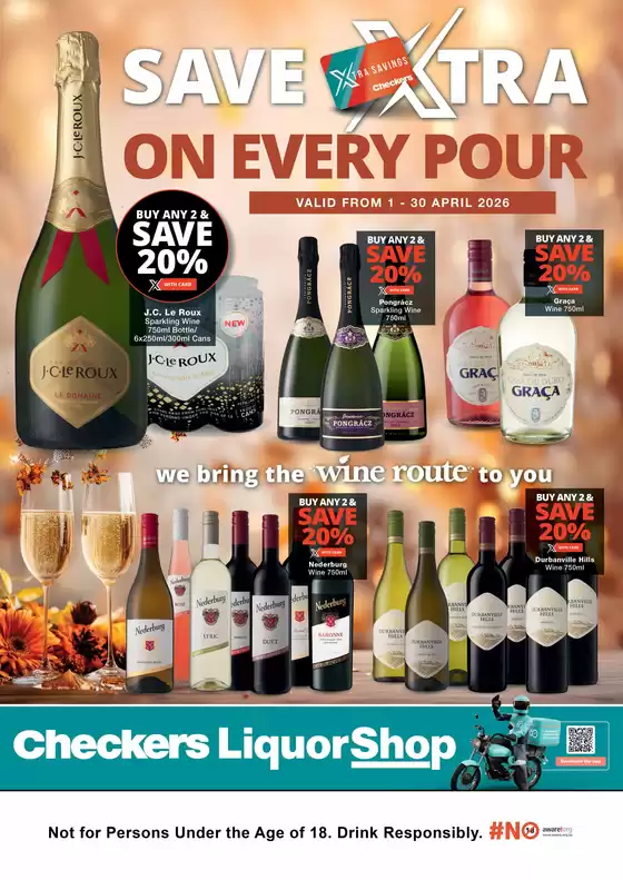 Checkers catalogue in Bela-Bela | Checkers LiquorShop April Wine Promotion 1 April | 2026-03-31T00:00:00.000Z - 2026-04-30T00:00:00.000Z