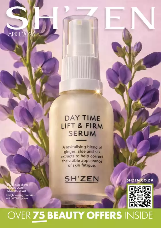Sh'Zen catalogue in Durbanville | Sh'Zen Browse our latest Specials brochure | 2026-04-01T00:00:00.000Z - 2026-04-30T00:00:00.000Z