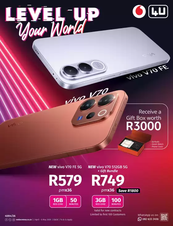 Vodacom catalogue in Heidelberg (Gauteng) | Level Up Your World | 2026-04-02T00:00:00.000Z - 2026-05-06T00:00:00.000Z