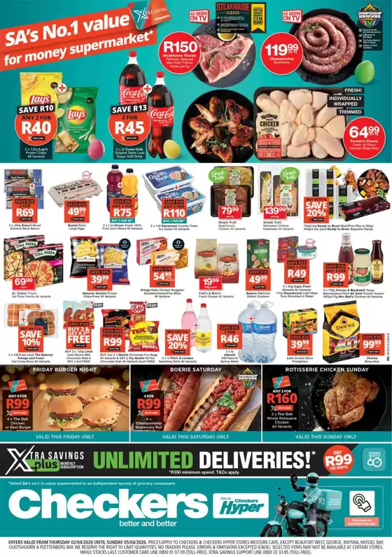 Checkers Hyper catalogue in Port Elizabeth | Checkers Xtra Savings 2 April | 2026-04-01T00:00:00.000Z - 2026-04-05T00:00:00.000Z