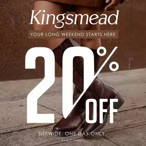 Kingsmead Shoes catalogue in Newcastle | Kingsmead Shoes Promo | 2026-04-03T00:00:00.000Z - 2026-04-03T00:00:00.000Z
