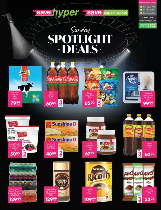 Save Hyper catalogue in Gonubie | Current special promotions | 2026-04-05T00:00:00.000Z - 2026-04-05T00:00:00.000Z