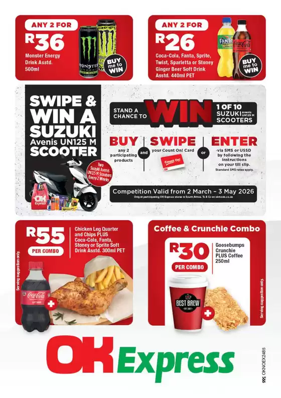 OK Express catalogue in Centurion | Discover attractive offers | 2026-03-02T00:00:00.000Z - 2026-05-03T00:00:00.000Z