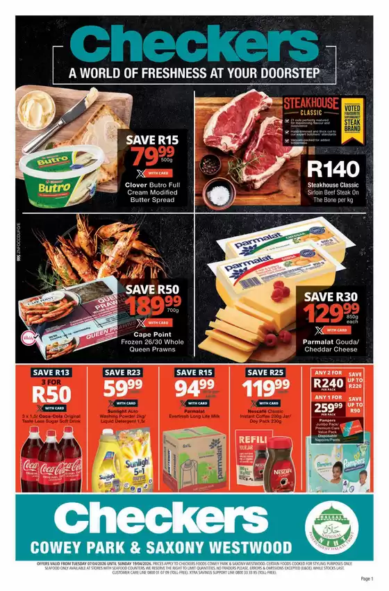 Checkers Hyper catalogue in Gonubie | Top offers for smart savers | 2026-04-06T00:00:00.000Z - 2026-04-19T00:00:00.000Z