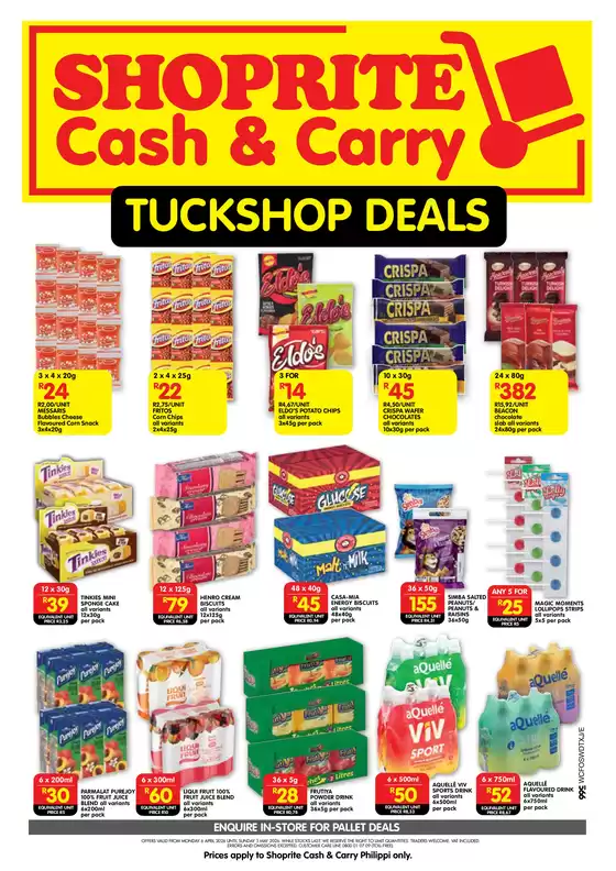 Shoprite catalogue in Daveyton | Shoprite Cash Carry Tuckshop Deals Philippi 6 April - 3 May | 2026-04-06T00:00:00.000Z - 2026-05-03T00:00:00.000Z
