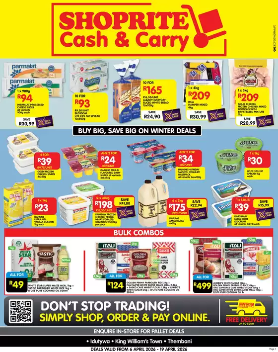 Shoprite catalogue in Gonubie | Shoprite weekly specials | 2026-04-06T00:00:00.000Z - 2026-04-19T00:00:00.000Z
