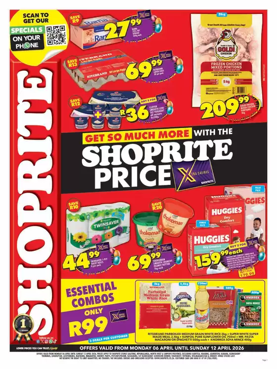 Shoprite catalogue in Daveyton | Shoprite Price Gauteng 6 April - 12 April | 2026-04-06T00:00:00.000Z - 2026-04-12T00:00:00.000Z