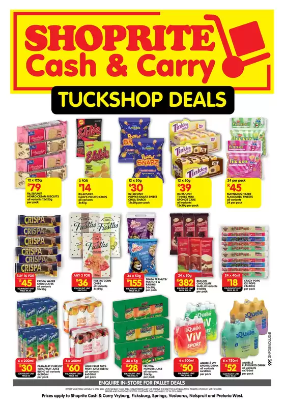 Shoprite catalogue in Daveyton | Shoprite Cash Carry Tuckshop Deals Exclusive Gauteng 6 April - 3 May | 2026-04-06T00:00:00.000Z - 2026-05-03T00:00:00.000Z