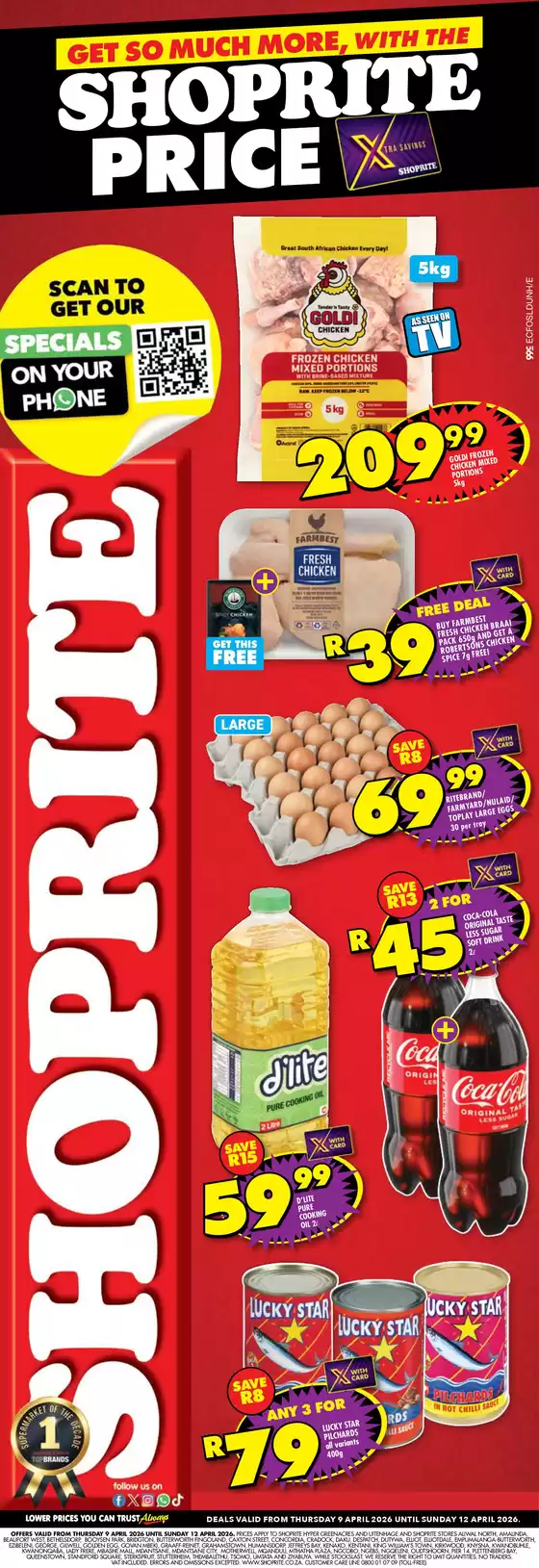 Shoprite catalogue in Ladybrand | Shoprite Price Eastern Cape 9 April - 12 April | 2026-04-09T00:00:00.000Z - 2026-04-12T00:00:00.000Z