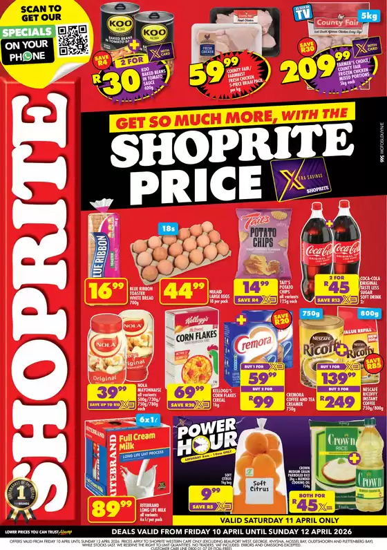 Shoprite catalogue in Ladybrand | Shoprite Price Western Cape 10 April - 12 April | 2026-04-10T00:00:00.000Z - 2026-04-12T00:00:00.000Z