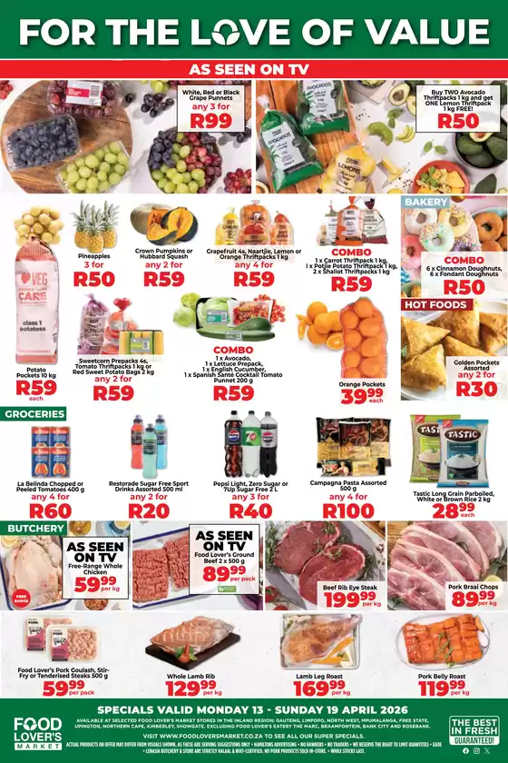 Food Lover's Market catalogue in Kirkwood | Inland - 13 - 19 April 2026 | 2026-04-12T00:00:00.000Z - 2026-04-19T00:00:00.000Z