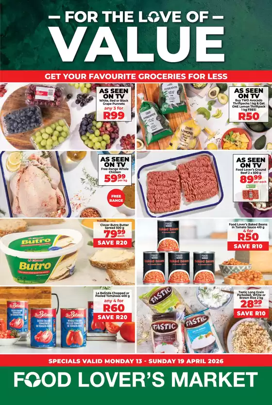 Food Lover's Market catalogue | Western Cape - 13 - 19 April 2026 | 2026-04-12T00:00:00.000Z - 2026-04-19T00:00:00.000Z