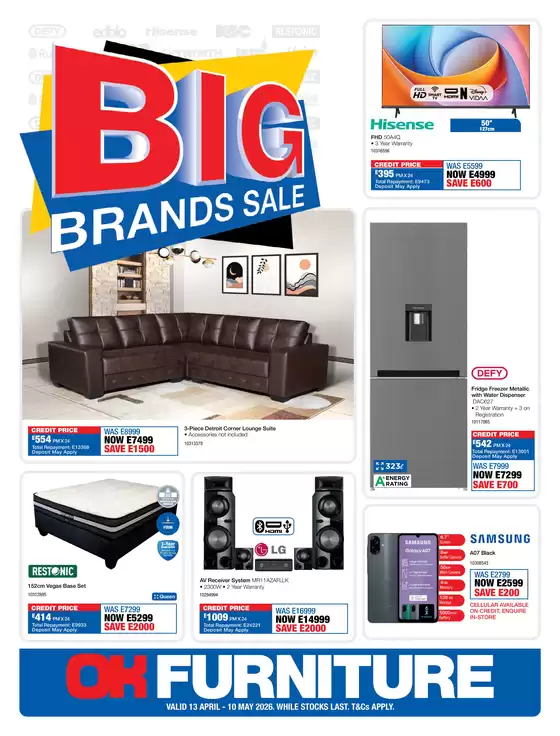 OK Furniture catalogue in Thulamahashe-A | Attractive special offers for everyone | 2026-04-13T00:00:00.000Z - 2026-05-10T00:00:00.000Z
