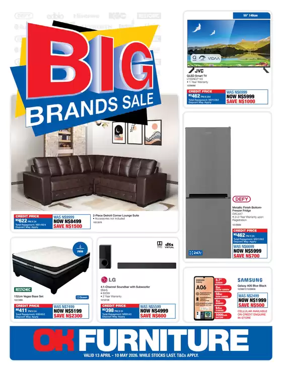 OK Furniture catalogue in Thulamahashe-A | Wide range of offers | 2026-04-13T00:00:00.000Z - 2026-05-10T00:00:00.000Z