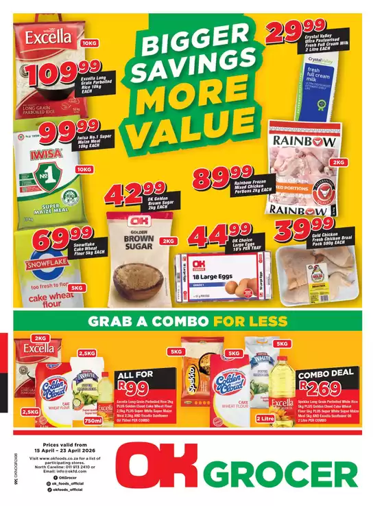 OK Grocer catalogue in Rebone-A | Exclusive deals and bargains | 2026-04-15T00:00:00.000Z - 2026-04-23T00:00:00.000Z