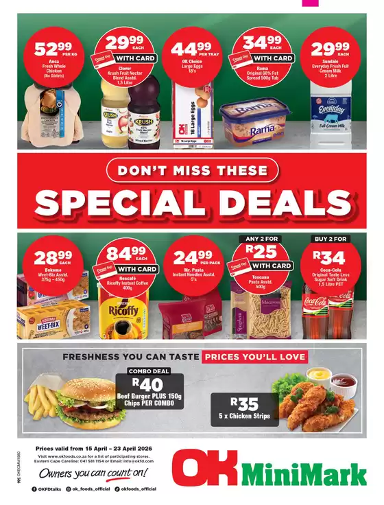 OK MiniMark catalogue in Rebone-A | Great discounts on selected products | 2026-04-15T00:00:00.000Z - 2026-04-23T00:00:00.000Z