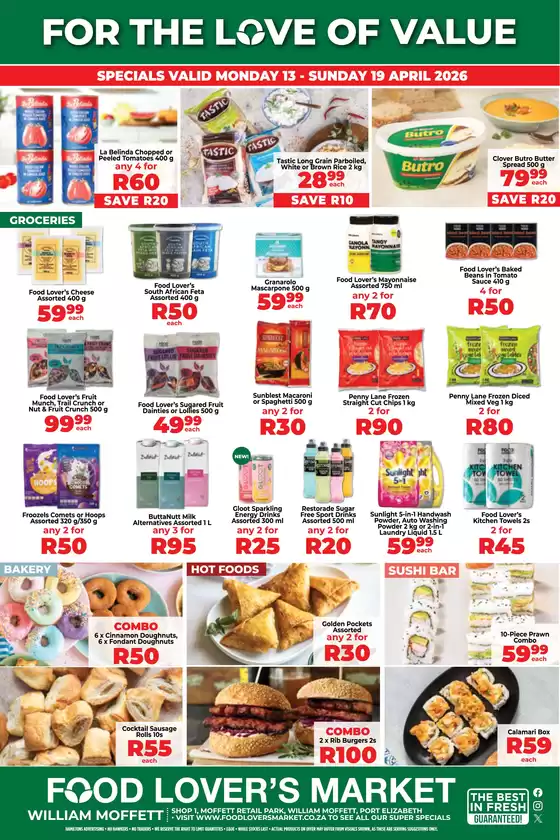 Food Lover's Market catalogue in Rebone-A | William Moffett - 13 - 19 April 2026 | 2026-04-12T00:00:00.000Z - 2026-04-19T00:00:00.000Z