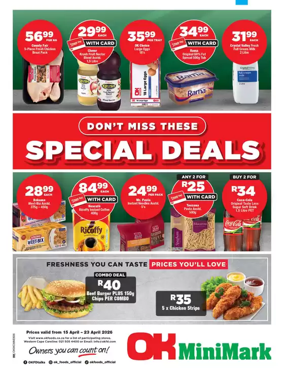 OK MiniMark catalogue in Rebone-A | OK MiniMark weekly specials | 2026-04-15T00:00:00.000Z - 2026-04-23T00:00:00.000Z