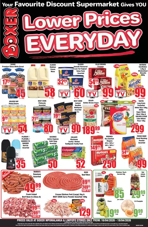 Boxer catalogue in Secunda | MP Weekly Specials | 2026-04-16T00:00:00.000Z - 2026-04-19T00:00:00.000Z