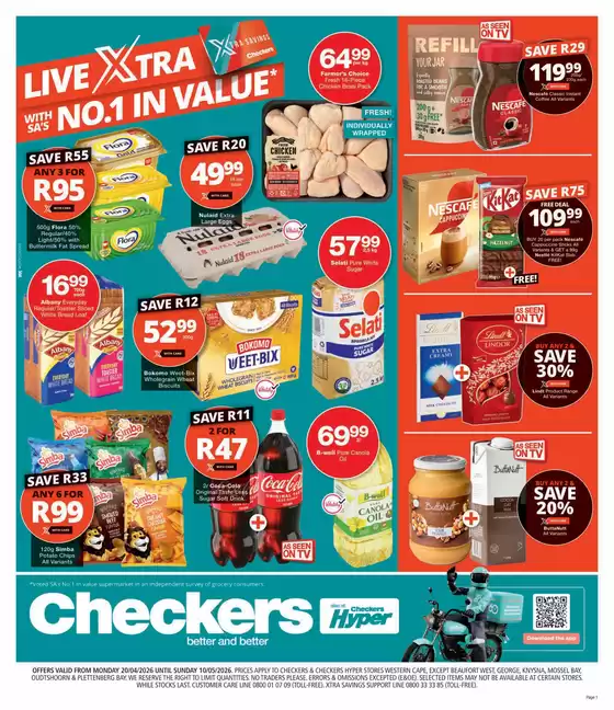 Checkers catalogue in  | Checkers weekly specials | 2026-04-19T00:00:00.000Z - 2026-05-10T00:00:00.000Z