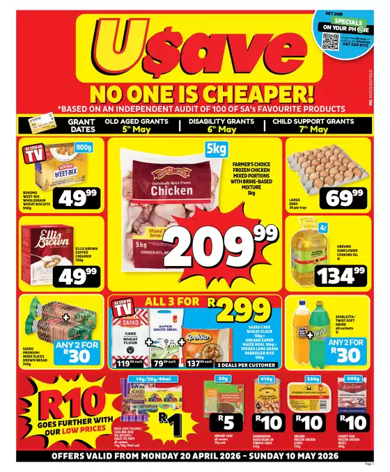 Usave catalogue in  | Ncusavepricesavings20apr10may2026 | 2026-04-20T00:00:00.000Z - 2026-05-10T00:00:00.000Z
