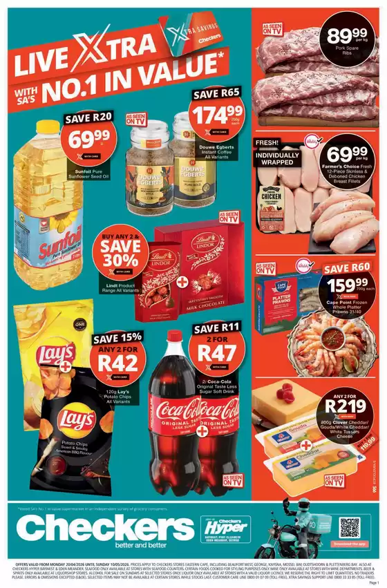 Checkers Hyper catalogue in Piet Retief | Great offer for all customers | 2026-04-19T00:00:00.000Z - 2026-05-10T00:00:00.000Z