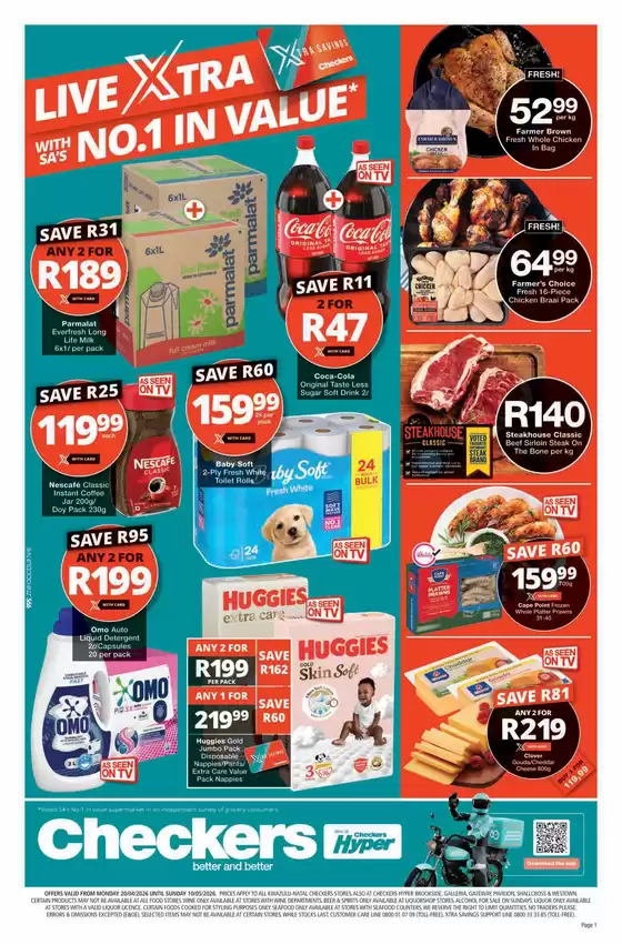 Checkers Hyper catalogue in Piet Retief | Special offers for you | 2026-04-19T00:00:00.000Z - 2026-05-10T00:00:00.000Z