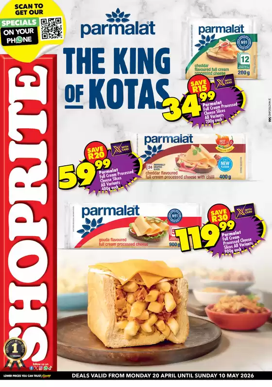 Shoprite catalogue in Soshanguve | Shoprite Parmalat Dairy Savings Gauteng 20 April - 10 May | 2026-04-20T00:00:00.000Z - 2026-05-10T00:00:00.000Z