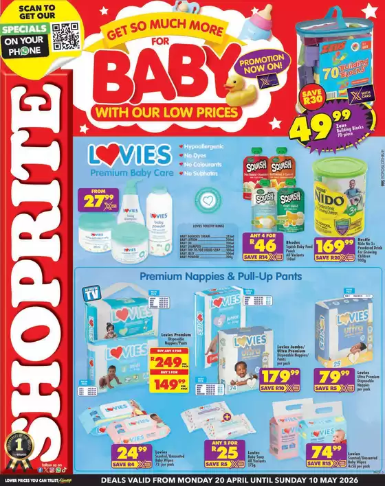 Shoprite catalogue in Cape Town | Shoprite Baby Savings Eastern Cape 20 April - 10 May | 2026-04-20T00:00:00.000Z - 2026-05-10T00:00:00.000Z