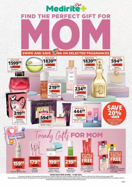MediRite catalogue in Somerset West | Find The Perfect Gift For Mom | 2026-04-21T00:00:00.000Z - 2026-05-17T00:00:00.000Z